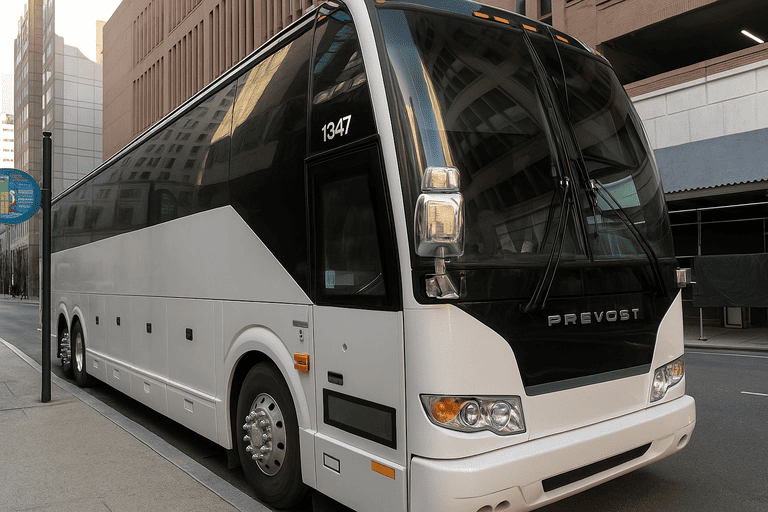 a El Cajon Coach Bus Service coach bus