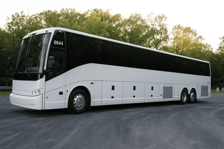 exterior of El Cajon Coach Bus Service coach bus