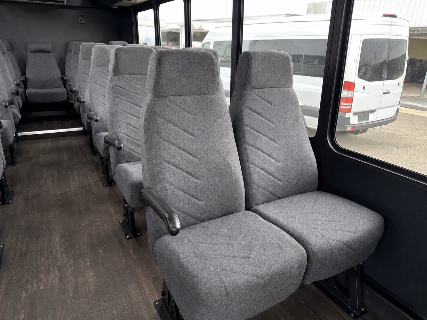el cajon 18 passenger minibus inside