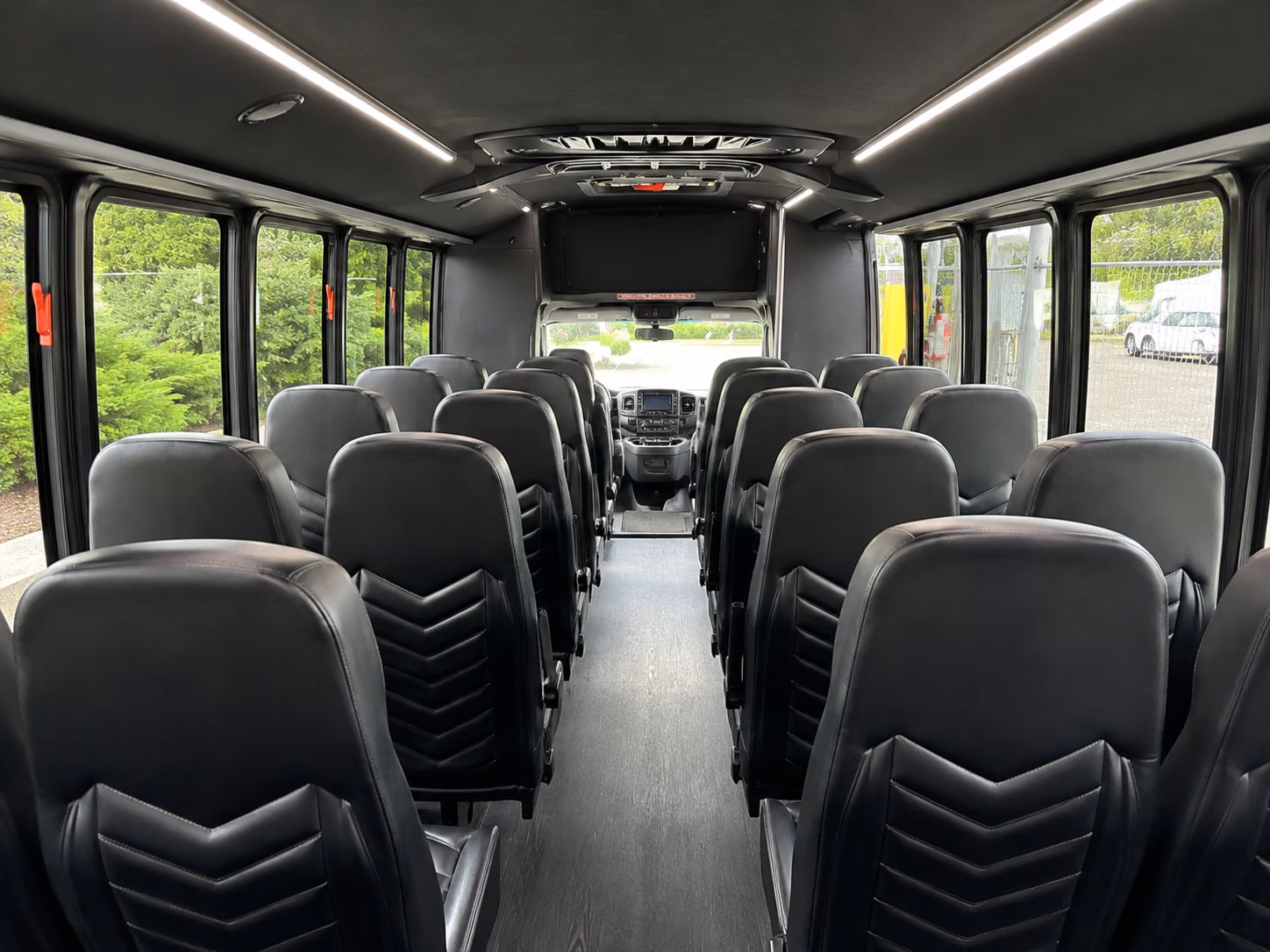 el cajon 18 passenger minibus interior