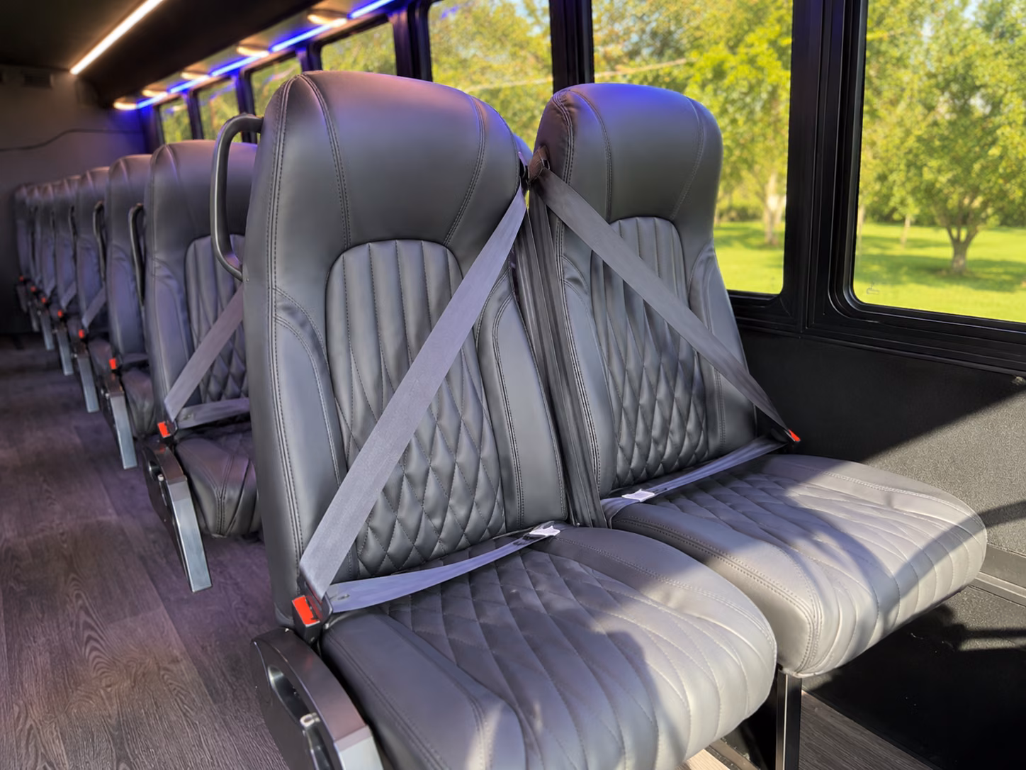 el cajon 20 passenger minibus inside