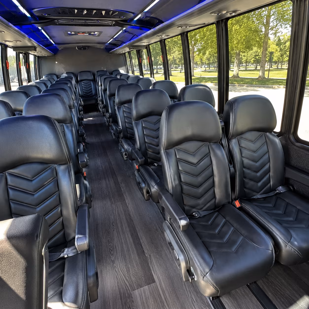 el cajon 28 passenger minibus interior
