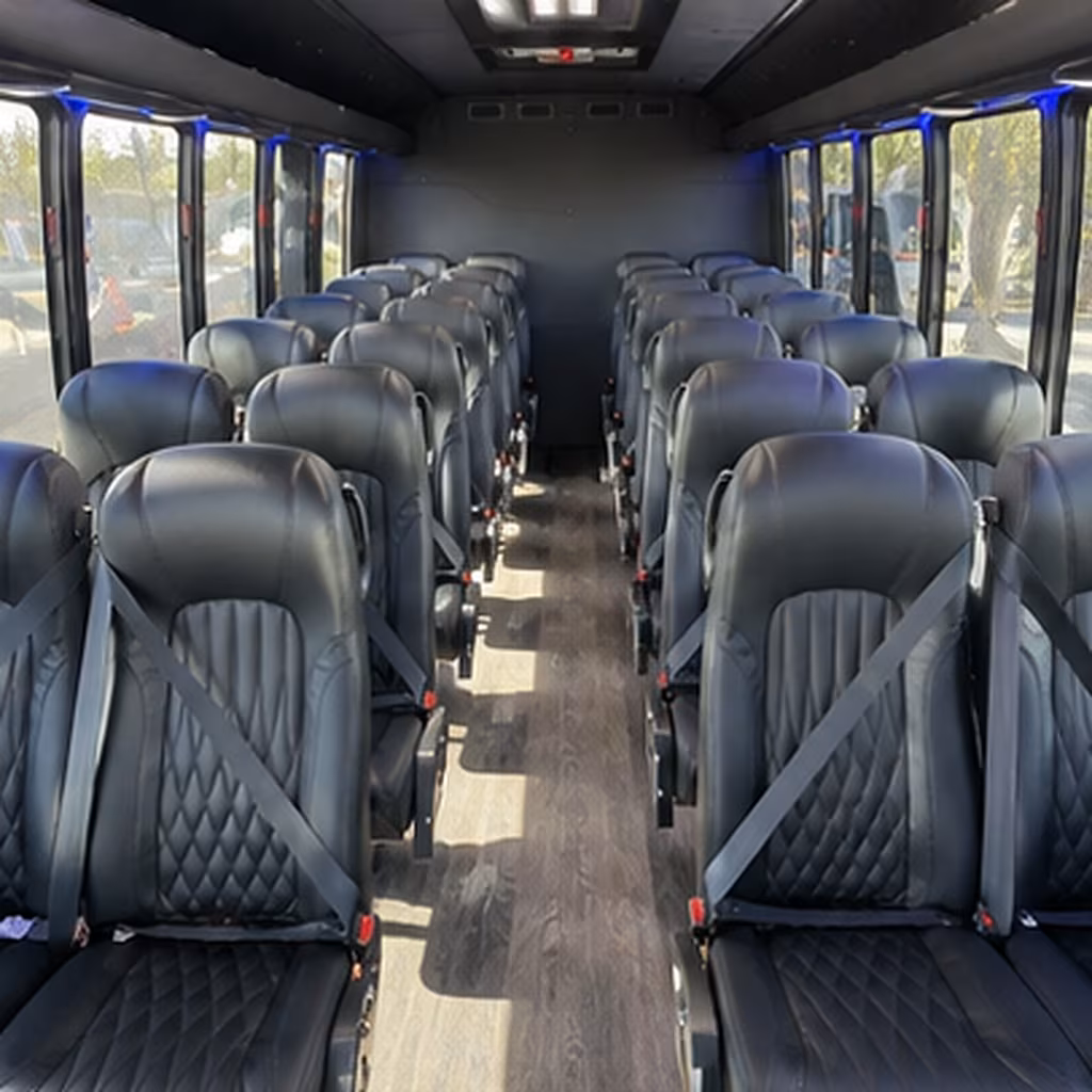el cajon 30 passenger minibus interior