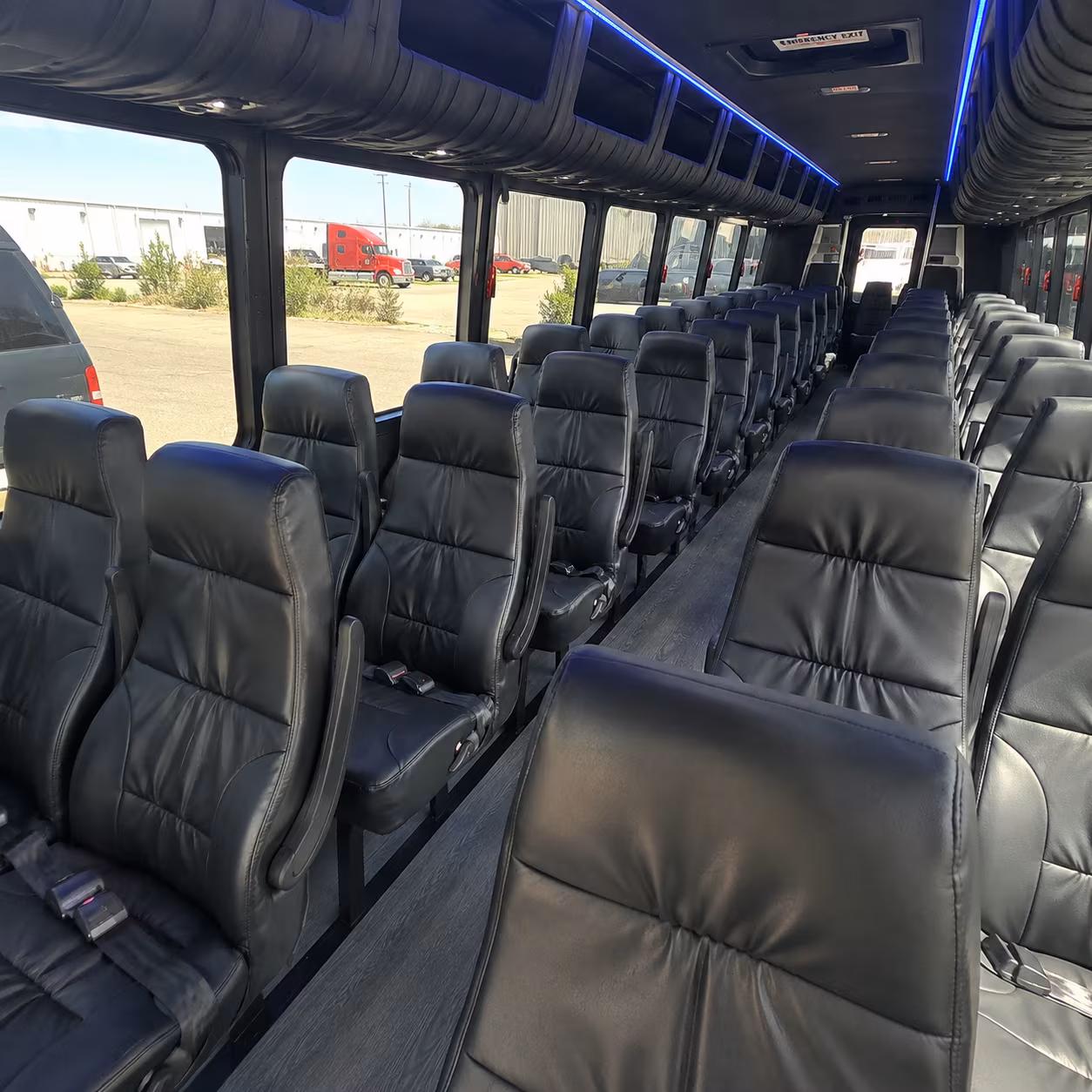 el cajon 35 passenger minibus inside