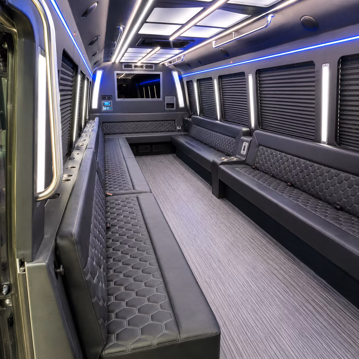el cajon 40 passenger party bus interior