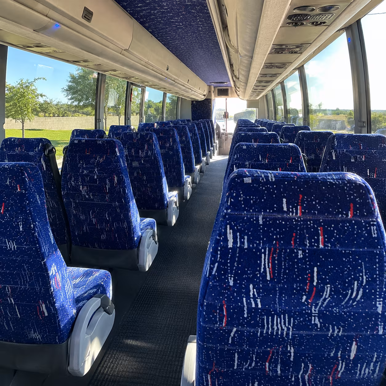 el cajon 56 passenger charter bus inside