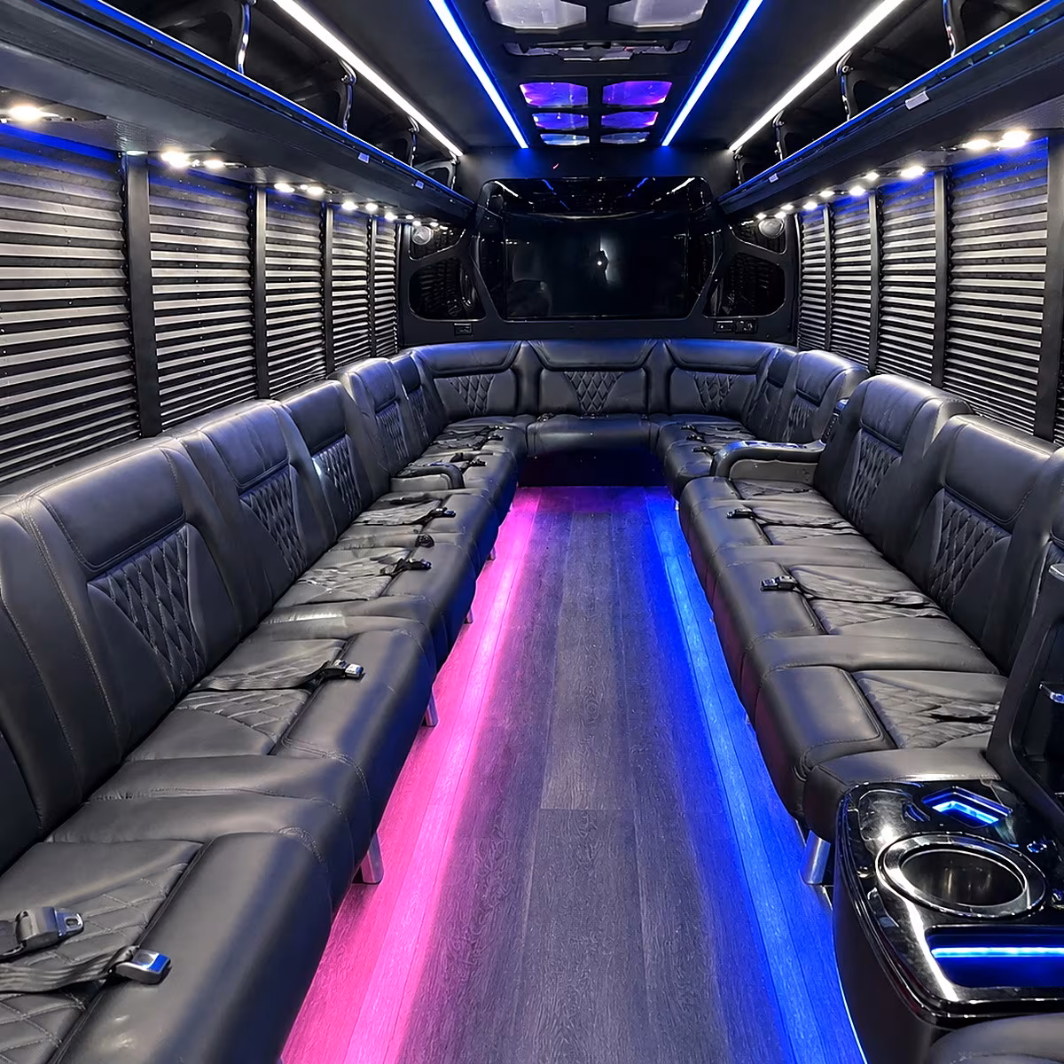 el cajon party bus inside