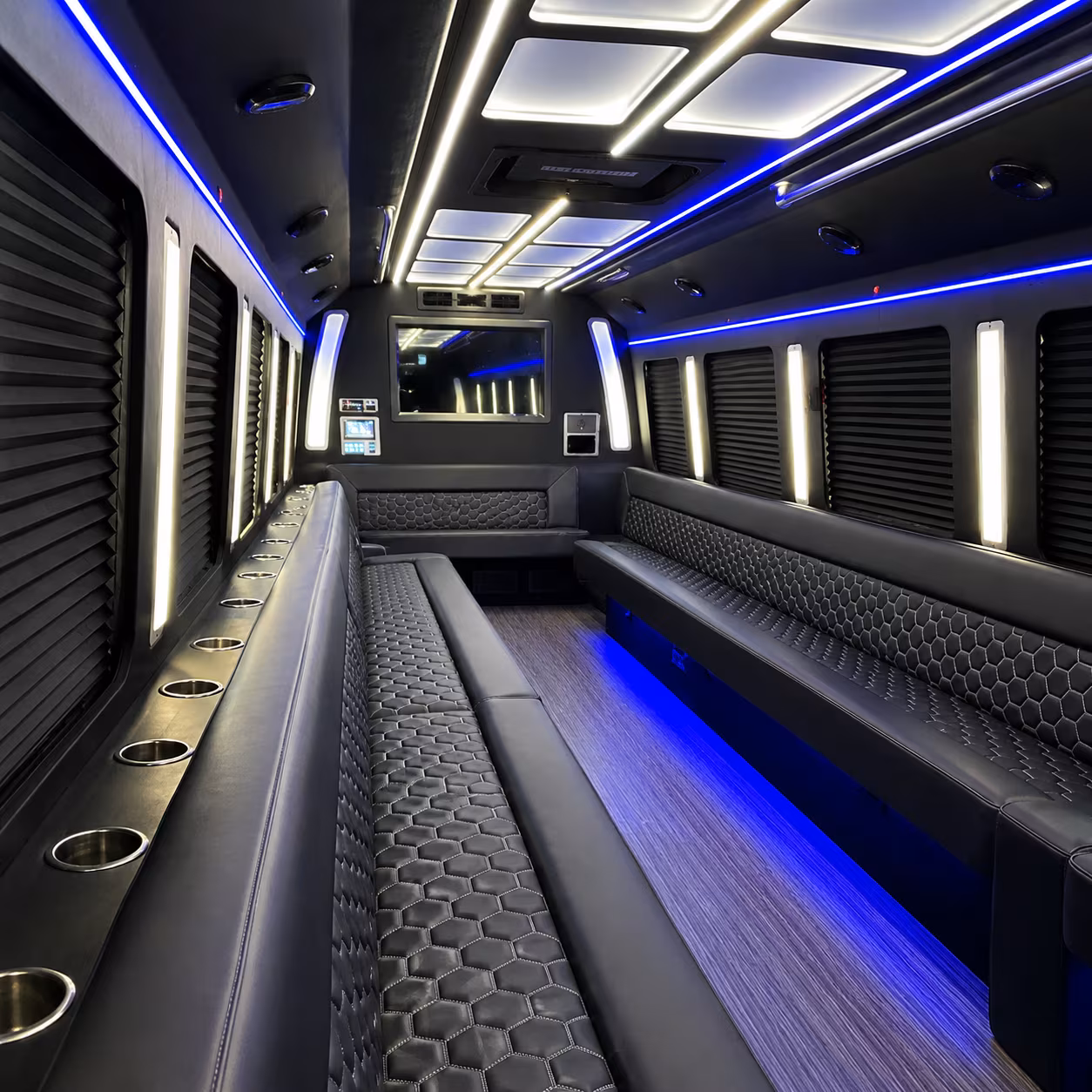 el cajon party bus rental interior