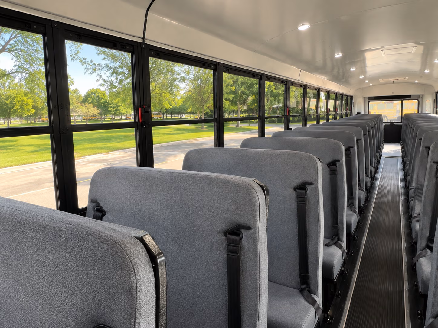 el cajon school bus interior
