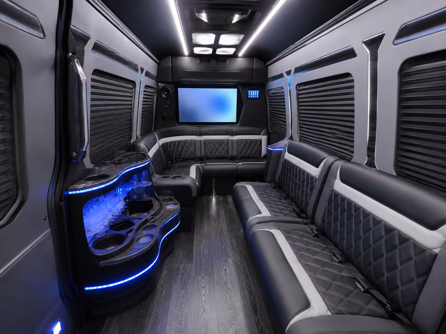 el cajon sprinter limousine inside
