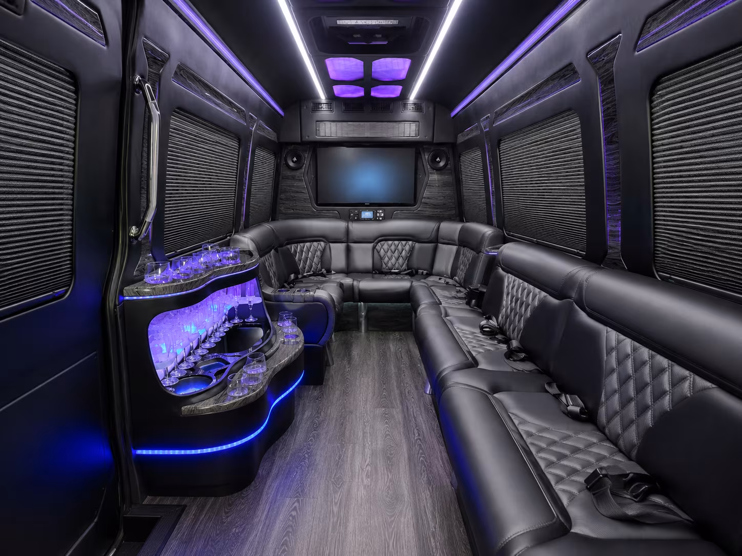 el cajon sprinter limousine interior