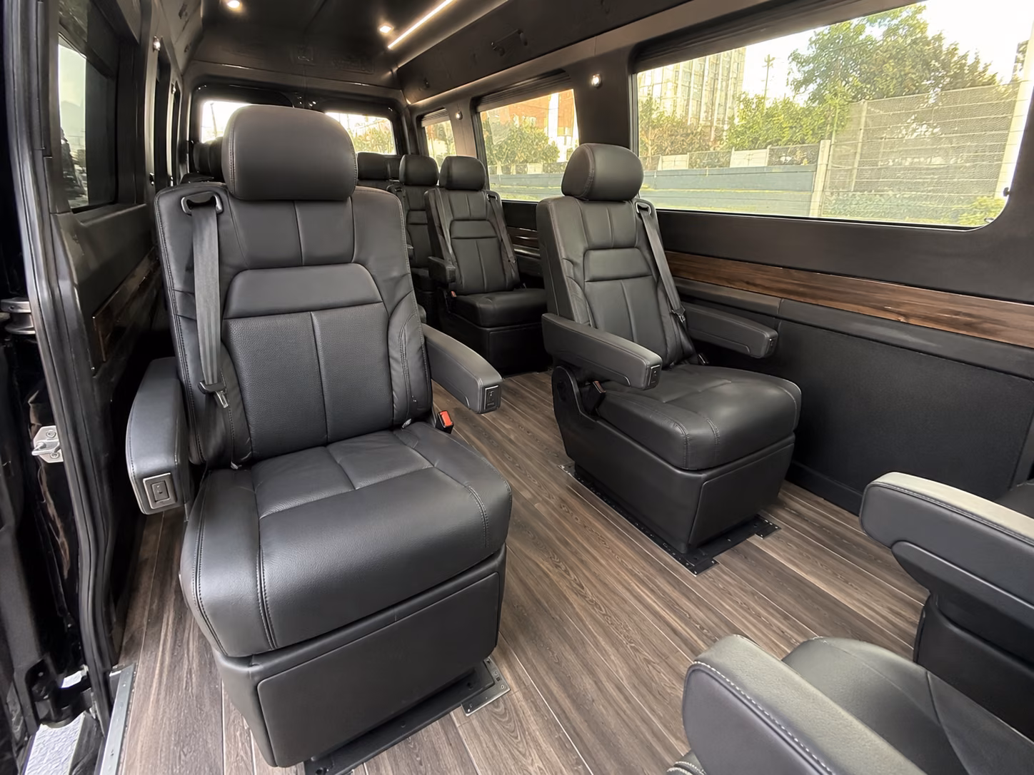 el cajon sprinter van with driver inside